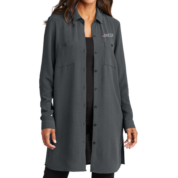 Port Authority® Women's Textured Crepe Long Tunic Thumbnail