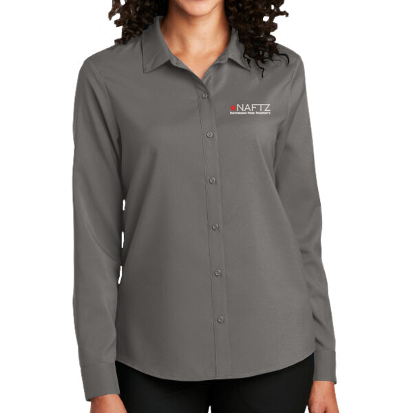 Port Authority® Women's Long Sleeve Performance Staff Shirt Thumbnail