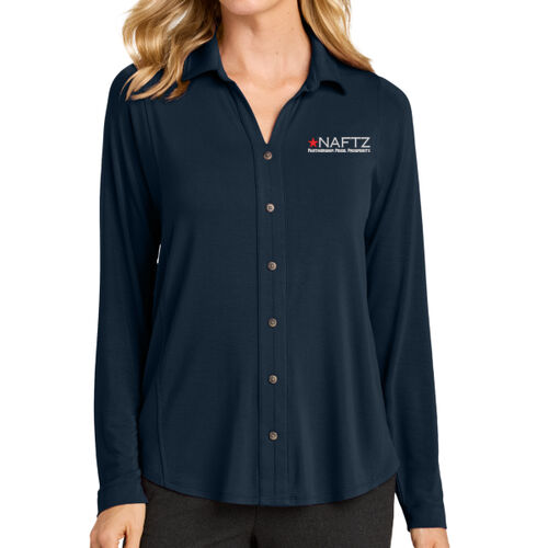 Port Authority® Women’s Luxe Knit Button Tunic Thumbnail