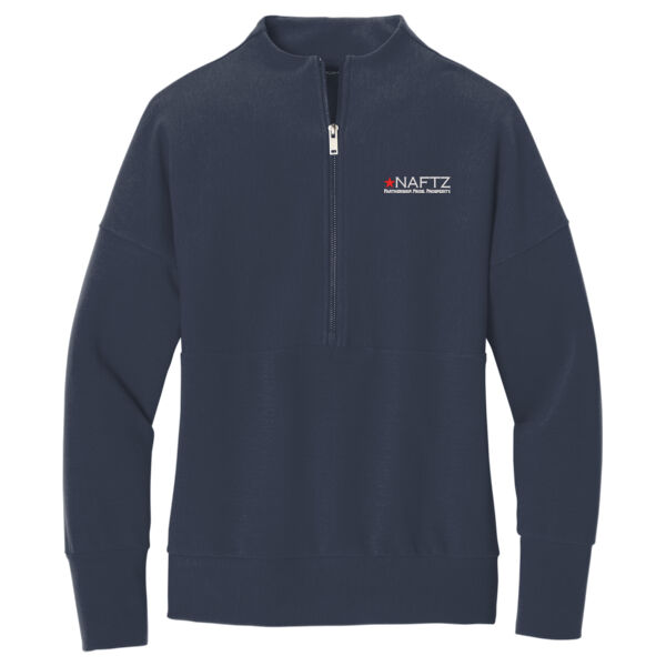 Mercer+Mettle® Women’s Linear Texture 1/4-Zip Thumbnail