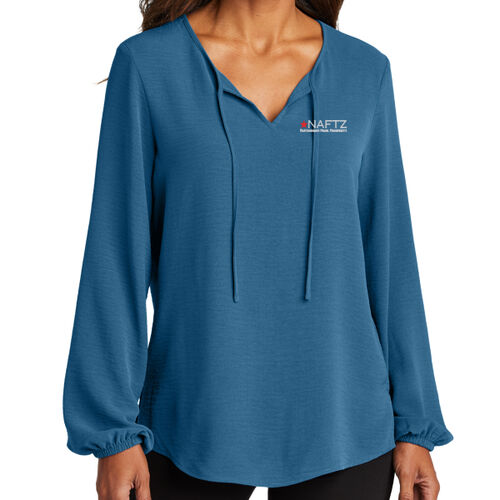 Women's Textured Crepe Blouse Thumbnail