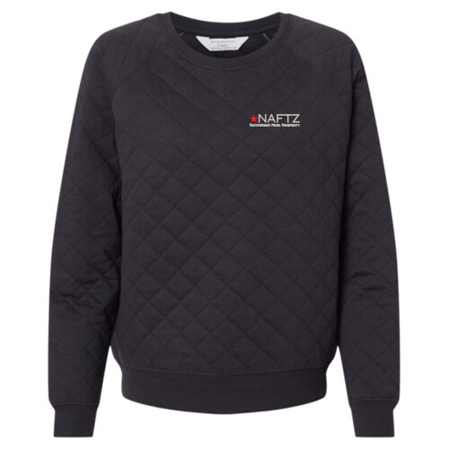 Women's Quilted Crewneck Pullover Thumbnail