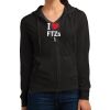 Women's Fitted Jersey Full Zip Hoodie Thumbnail